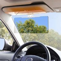 Viseira De Sol De Carro Com Proteção UV Dobras Flip Down Alta Clarity Clear View