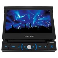 DVD Player Automotivo Pósitron SP6330BT com tela LCD 7\" Touchscreen Retrátil Conexão Bluetooth, Entrada USB e Rádio FM.