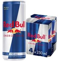 Energético Red Bull Energy Drink, 250ml (4 latas)