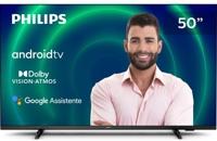 Smart Tv Philips Android 50" 4k 50pug7406/78, Google Assistant, Comando De Voz, Dolby Vision/Atmos, Vrr/Allm, Bluetooth