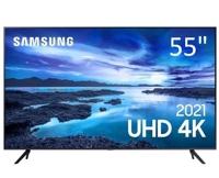 [APP] Smart TV 55" UHD Samsung 4k 55AU7700 Processador Crystal 4k Tela Sem Limites Visual Livre de Cabos Alexa Built In