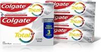 Creme Dental Colgate Total 12 Clean Mint 3 unid 90g Embalagem econômica com três unidades