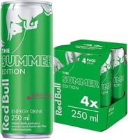 (10 Unid) Energético Red Bull Energy Drink, Summer Pitaya, 250 ml (4 latas)