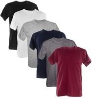 Kit 6 Camisetas Slim Fit Masculinas