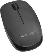 Multilaser MO251 - Mouse Sem Fio 2.4 Ghz 1200 DPI Usb, Preto, normal