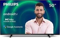 PHILIPS Android TV 50" 4K 50PUG7406/78, Google Assistant Built-in, Comando de Voz, Dolby Vision/Atmos, VRR/ALLM, Bluetooth 5.0