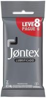 Preservativo Camisinha Jontex Lubrificado - Leve 8 Pague 6 Unidades, Jontex, Branco, 8un, pacote de 6