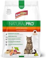 Ração Baw Waw Natural Pro para gatos adultos sabor Salmão e Arroz - 2,5kg