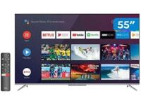 Smart TV 4K UHD LED 55” TCL 55P715 Android Wi-Fi - Bluetooth 3 HDMI 2 USB