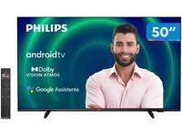 Smart TV 50” 4K UHD D-LED Philips 50PUG7406/78 - Android Wi-Fi Bluetooth Google Assistente