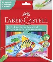lapis-de-cor-ecolapis-aquarelavel-24-cores-faber-castell - Imagem