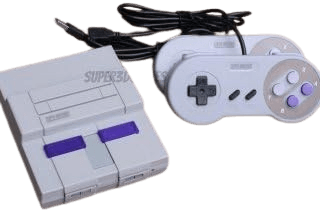 mini-console-retro-super-nintendo-com-34-mil-jogos-2-controles - Imagem