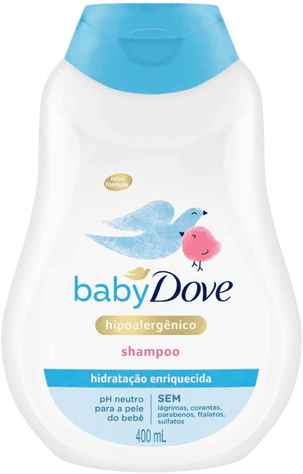 shampoo-baby-dove-hidratacao-enriquecida-400ml-baby-dove-400-ml - Imagem