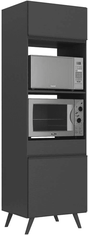 paneleiro-2-portas-para-forno-e-microondas-multimoveis-veneza-gb-fg3679-preto - Imagem