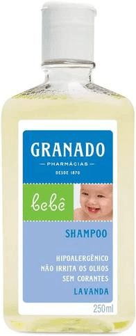 shampoo-bebe-lavanda-granado-lilas-250ml - Imagem