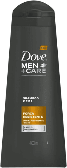 shampoo-2-em-1-cafeina-fortificante-mais-calcio-dove-mencare-forca-resistente-frasco-400ml-dove - Imagem