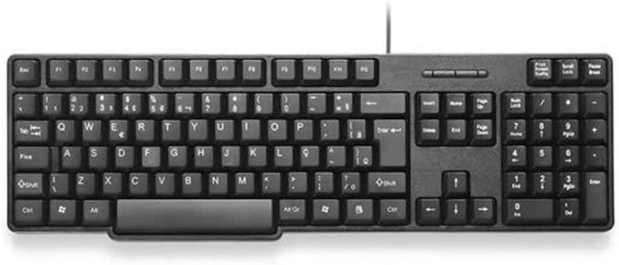 teclado-multilaser-slim-com-fio-usb-teclas-silenciosas-preto-tc213-multilaser-teclados-windows-ou-mac-os-preto - Imagem