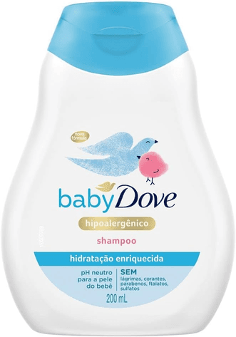 shampoo-baby-dove-hidratacao-enriquecida-200-ml-baby-dove-200-ml - Imagem