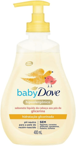 sabonete-liquido-de-glicerina-baby-dove-hidratacao-glicerinada-400ml - Imagem