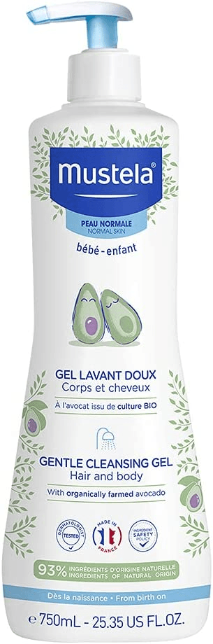 gel-lavante-suave-com-abacate-organico-mustela-sabonete-liquido-corpo-e-cabelo-para-bebes-93-de-ingredientes-de-origem-natural-750ml-mustela-bebe-99p6 - Imagem