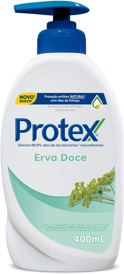 sabonete-liquido-antibacteriano-para-as-maos-protex-erva-doce-400ml - Imagem
