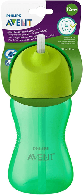 copo-dinossauro-300-ml-philips-avent-verde - Imagem