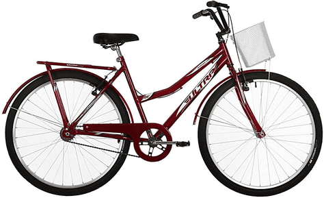 bicicleta-ultra-bikes-summer-vintage-retro-aro-26-reforcada-freio-v-brake-lilas - Imagem