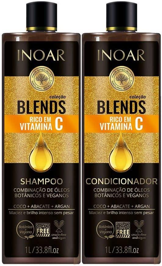 kit-inoar-shampoo-condicionador-1l-blends-vitamina-c - Imagem