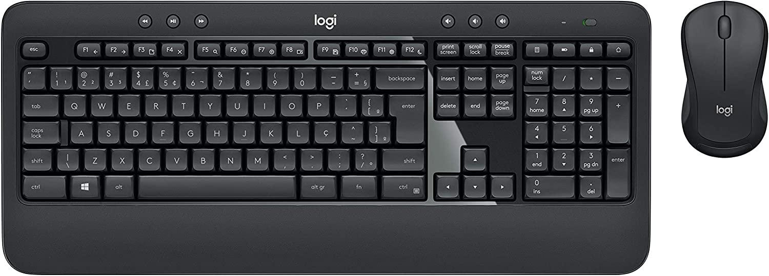 combo-teclado-e-mouse-sem-fio-logitech-mk540-com-teclado-com-apoio-para-as-maos-teclas-de-midia-usb-pilha-inclusa-e-layout-abnt2 - Imagem