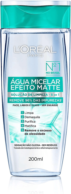 agua-micelar-efeito-matte-loreal-paris-solucao-de-limpeza-facial-200ml-2gxi - Imagem