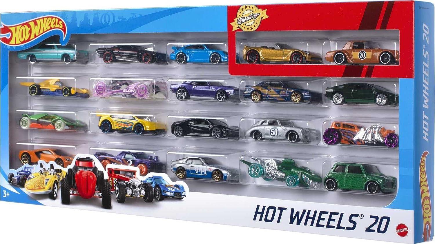 hot-wheels-hw-pacote-20-carros-h7045-mattel - Imagem
