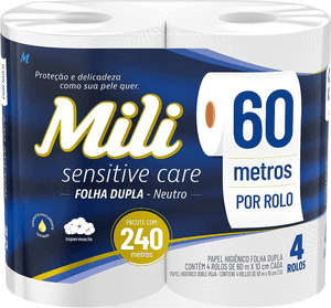mili-papel-higienico-folha-dupla-4-rolos-60-metros - Imagem