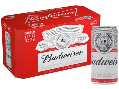 cerveja-budweiser-american-lager-8-unidades-lata-269ml - Imagem