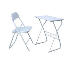 conjunto-mesa-e-cadeira-de-estudo-carrefour-branco - Imagem