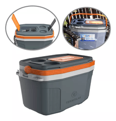 caixa-termica-suv-cooler-com-alca-cinza-20l-termolar-cor-cinza-laranja - Imagem