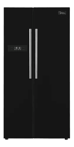 refrigerador-midea-side-by-side-528l-preto-midea - Imagem