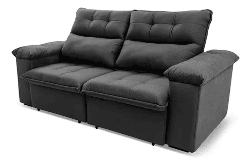 sofa-retratil-reclinavel-verona-180m-suede-velut-cinza-c-molas-no-assento-king-house - Imagem