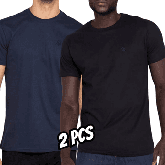 kit-2-camisetas-masculinas-basicas-polo-wear-sortido - Imagem
