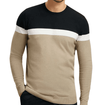 blusao-masculino-listrado-em-trico-hering-adulto - Imagem
