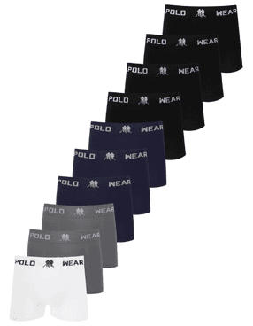 kit-10-cuecas-masculinas-boxer-microfibra-polo-wear-sortido - Imagem