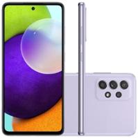 smartphone-samsung-galaxy-a52-128gb-4g-wi-fi-tela-65-dual-chip-6gb-ram-camera-quadrupla-selfie-32mp-violeta - Imagem