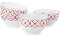 conjunto-de-bowls-de-porcelana-4-pecas-schmidt-mosaico - Imagem