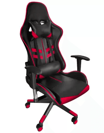 cadeira-gamer-reclinavel-preta-e-vermelha-gam-ve1-ac-comercial - Imagem