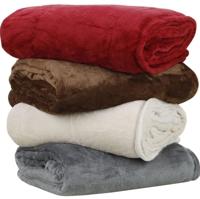 cobertor-solteiro-comfy-marrom-basic - Imagem