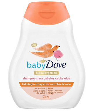 shampoo-baby-dove-hidratacao-enriquecida-cabelos-cacheados-200ml - Imagem