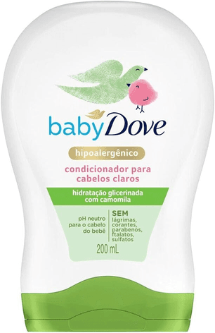 baby-dove-condicionador-infantil-200ml-hidratacao-enriquecida-cabelos-claros-unit - Imagem
