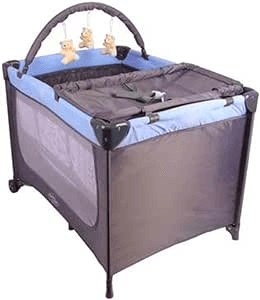 berco-joly-trocador-desmontavel-mobile-baby-style-azul - Imagem