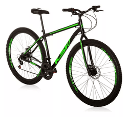 bicicleta-aco-carbono-ksvj-aro-29-freios-a-disco-21-vel-vd2f - Imagem