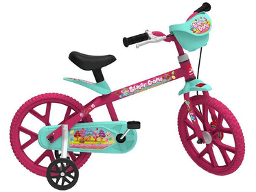 bicicleta-infantil-aro-14-bandeirante-3046-sweet-game-rosa - Imagem