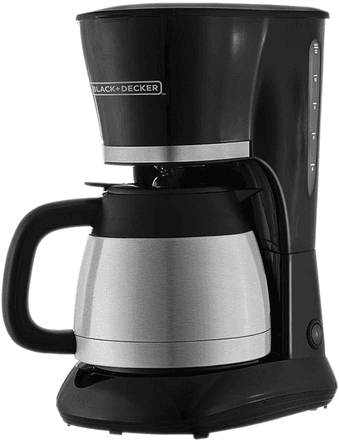 black-decker-cafeteira-com-jarra-termica-em-inox-25-xicaras-de-cafe-programavel-com-ajuste-de-intensidade-modelo-cm200i-br-110v - Imagem